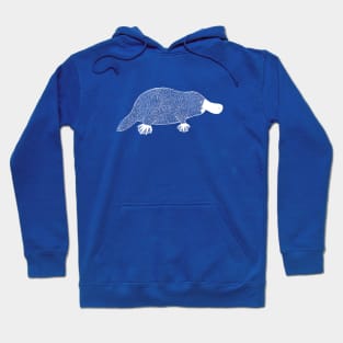 Platypus - hand drawn animal lovers design Hoodie